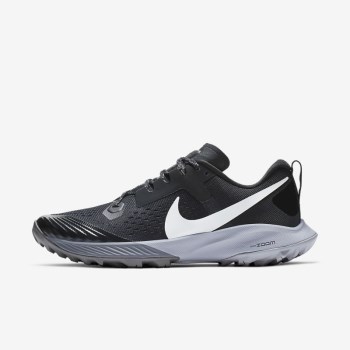 Nike Air Zoom Terra Kiger 5 - Női Futócipő - Fekete/Szürke/Szürke